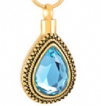 Stainless Steel Urn Cremation Pendant Memorial Jewelry