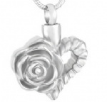 Stainless Steel Urn Cremation Pendant Memorial Jewelry