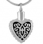 Stainless Steel Urn Cremation Pendant Memorial Jewelry