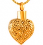 Stainless Steel Urn Cremation Pendant Memorial Jewelry