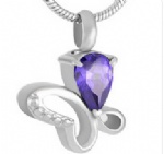 Stainless Steel Urn Cremation Pendant Memorial Jewelry