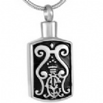 Stainless Steel Urn Cremation Pendant Memorial Jewelry