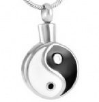 Stainless Steel Urn Cremation Pendant Memorial Jewelry