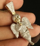 Angel Hip Hop Pendant Sterling Silver Jewelry