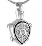 Stainless Steel Urn Cremation Pendant Memorial Jewelry