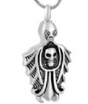 Stainless Steel Urn Cremation Pendant Memorial Jewelry