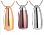 Stainless Steel Urn Cremation Pendant Memorial Jewelry