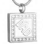 Stainless Steel Urn Cremation Pendant Memorial Jewelry