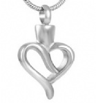 Stainless Steel Urn Cremation Pendant Memorial Jewelry