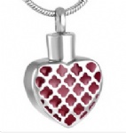 Stainless Steel Urn Cremation Pendant Memorial Jewelry