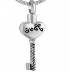 Stainless Steel Urn Cremation Pendant Memorial Jewelry