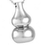 Stainless Steel Urn Cremation Pendant Memorial Jewelry