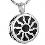 Stainless Steel Urn Cremation Pendant Memorial Jewelry