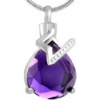 Stainless Steel Urn Cremation Pendant Memorial Jewelry