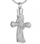 Stainless Steel Urn Cremation Pendant Memorial Jewelry