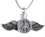 Stainless Steel Urn Cremation Pendant Memorial Jewelry