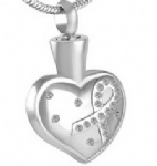 Stainless Steel Urn Cremation Pendant Memorial Jewelry