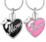 Stainless Steel Urn Cremation Pendant Memorial Jewelry