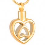 Stainless Steel Urn Cremation Pendant Memorial Jewelry