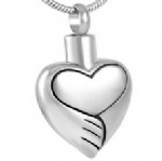 Stainless Steel Urn Cremation Pendant Memorial Jewelry