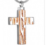 Stainless Steel Urn Cremation Pendant Memorial Jewelry