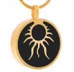 Stainless Steel Urn Cremation Pendant Memorial Jewelry