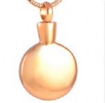 Stainless Steel Urn Cremation Pendant Memorial Jewelry