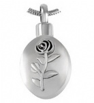 Stainless Steel Urn Cremation Pendant Memorial Jewelry