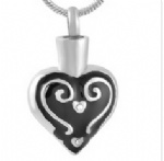 Stainless Steel Urn Cremation Pendant Memorial Jewelry