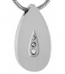 Stainless Steel Urn Cremation Pendant Memorial Jewelry