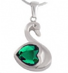 Stainless Steel Urn Cremation Pendant Memorial Jewelry