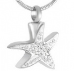 Stainless Steel Urn Cremation Pendant Memorial Jewelry