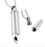 Stainless Steel Urn Cremation Pendant Memorial Jewelry