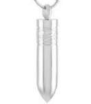 Stainless Steel Urn Cremation Pendant Memorial Jewelry