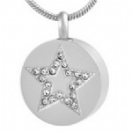 Stainless Steel Urn Cremation Pendant Memorial Jewelry
