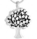 Stainless Steel Urn Cremation Pendant Memorial Jewelry