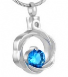 Stainless Steel Urn Cremation Pendant Memorial Jewelry