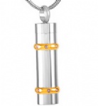 Stainless Steel Urn Cremation Pendant Memorial Jewelry