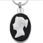 Stainless Steel Urn Cremation Pendant Memorial Jewelry