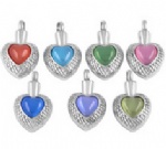 Stainless Steel Urn Cremation Pendant Memorial Jewelry