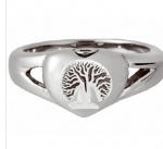 Stainless Steel Urn Cremation Ring Memorial Jewelry