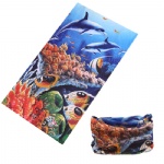 Headwear Outdoor Sports Sublimation Fishing Face Mask Custom Seamelss Bandana