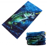 Headwear Outdoor Sports Sublimation Fishing Face Mask Custom Seamelss Bandana