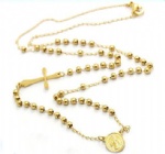 Stainless Steel Rosary Catholic Necklace