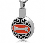 Bone Stainless Steel Cremation Pendant