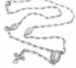 Stainless Steel Rosary Catholic Necklace