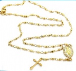 Stainless Steel Rosary Catholic Necklace