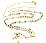 Stainless Steel Rosary Catholic Necklace