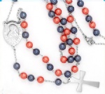 Stainless Steel Rosary Catholic Necklace