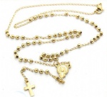 Stainless Steel Rosary Catholic Necklace